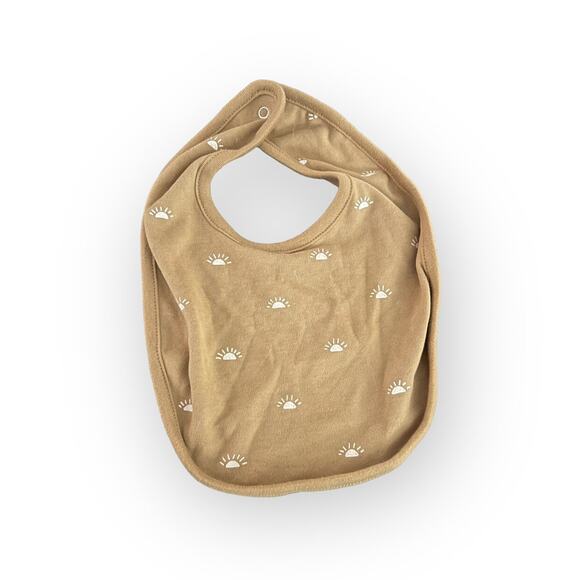 Sunshine Tan Baby Bib - Picture 1 of 2